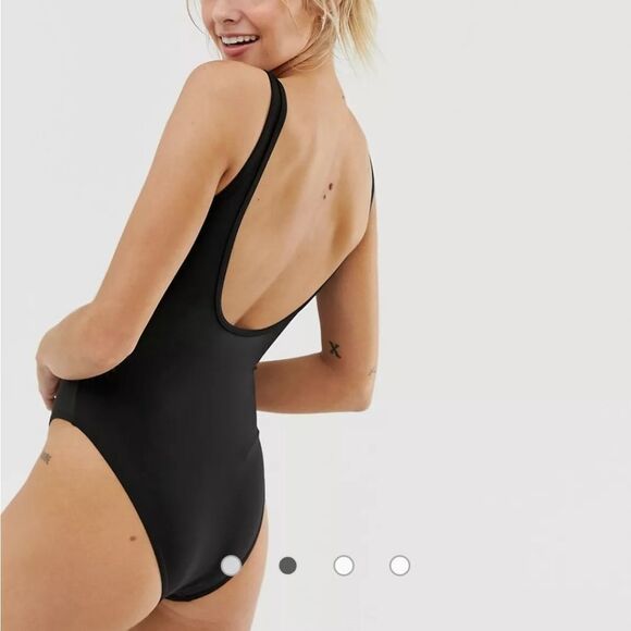 Adidas Scoop Neck Sz Large Women's One-Piece Swimsuit - Picture 6 of 9